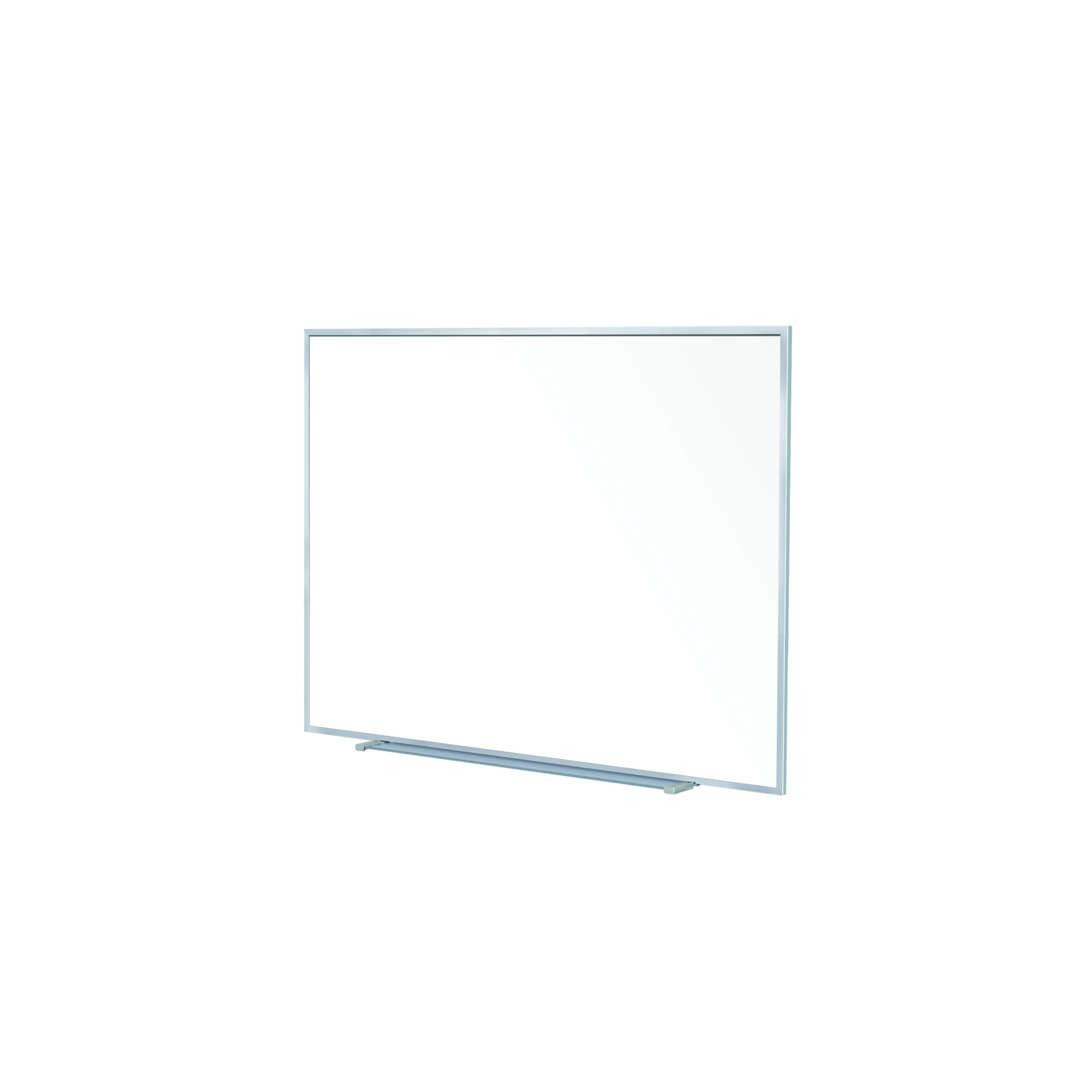 Ghent Mag. Porcelain Whiteboard with Aluminum Frame, 5ft.H x 6ft.W, Color Finish Gray, Pieces (qty.) 1, Product Type Whiteboard, Model# M1P-56-4